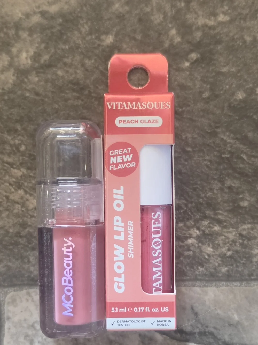 Vitamasques Glow Lip Oil Shimmer & Mco Beauty Hit Lip Plump BNIB